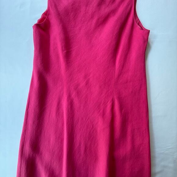 Vintage Jessica Howard Pink Linen Blend Sleeveless Maxi Dress Classic Dress Sz 6 - Picture 7 of 12